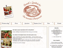 Tablet Screenshot of gundis-landkueche.de